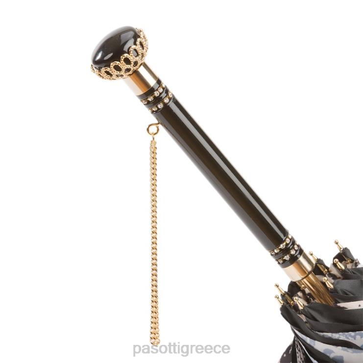 ομπρέλα | PASOTTI 189 50998-44 i24 - λουλουδένια ομπρέλα με φύλλα διπλό ύφασμα 2N6B8477 γυναίκες